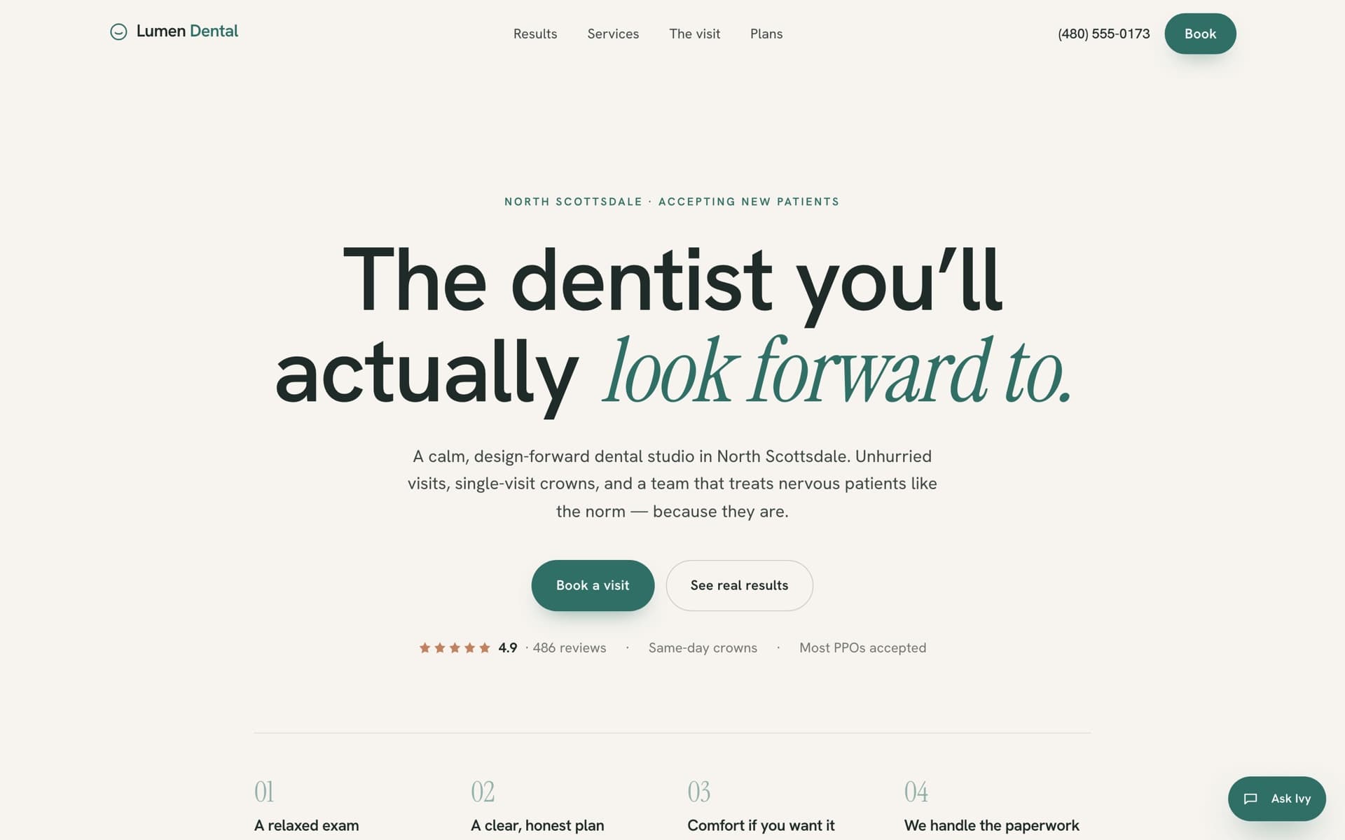 Lumen Dental Co. — built by Deeplathe