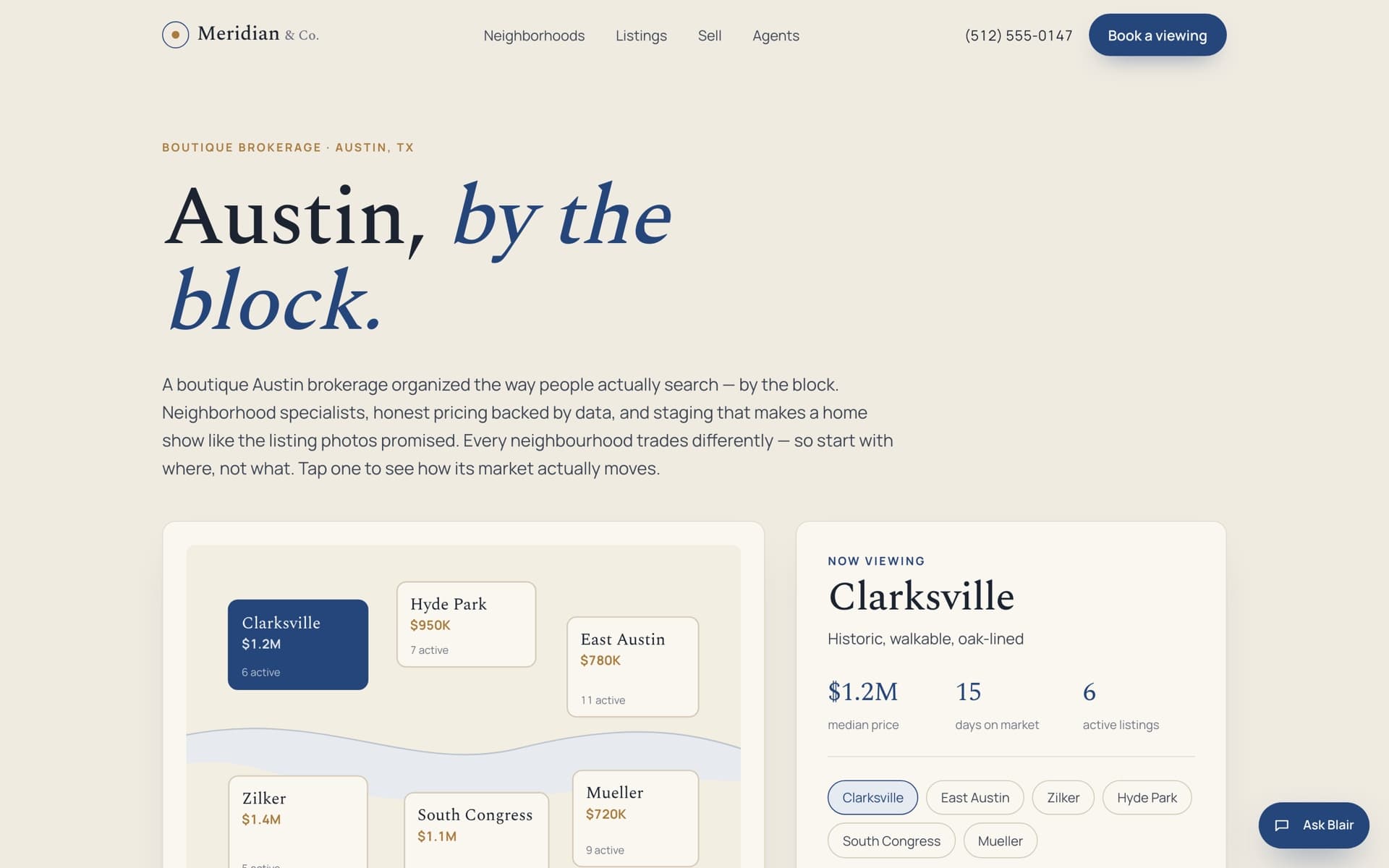 Meridian & Co. — website built by Deeplathe