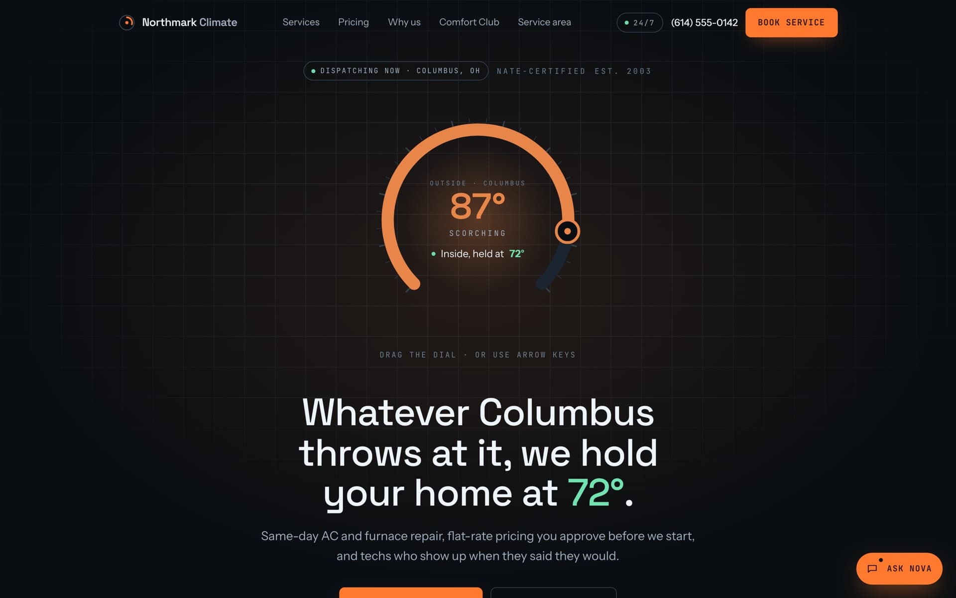 Northmark Climate — built by Deeplathe
